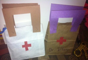 Doctor's Bag Craft - two completed bags