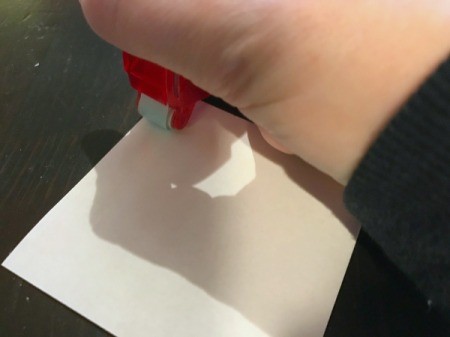 Adventure Funds Jar - use adhesive to attach the two squares to each other