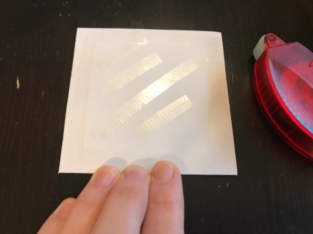 Adventure Funds Jar - add adhesive to back of layered label