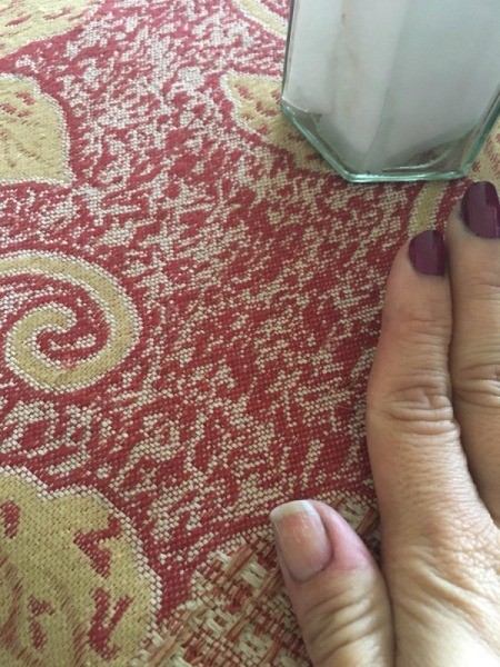 DIY Nail Polish Remover Jar - another view of clean thumb nail