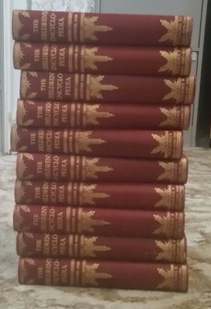 Value of The Children's Encyclopedia  - stack of volumes