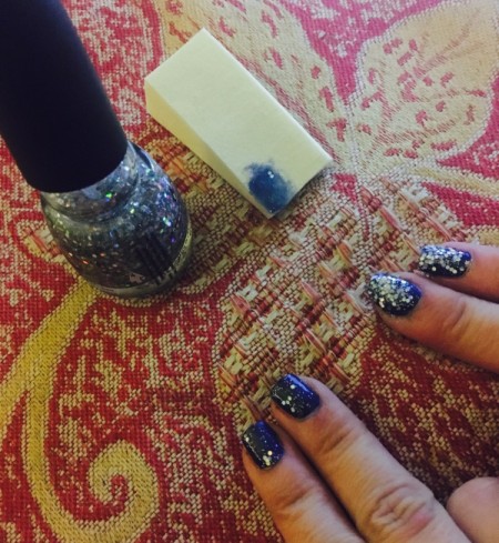 Left side is uneven, right side is perfect.