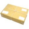 Closed cardboard Box or brown paper package box.
