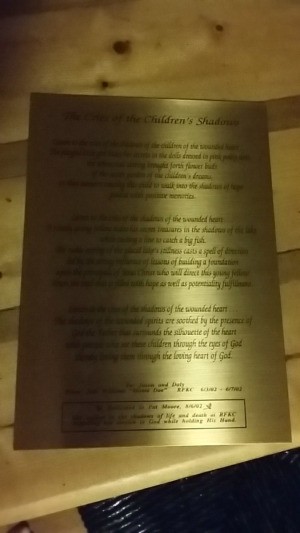 Typesetting Poetry on Bronze  - Sheet - poem printed on bronze sheet