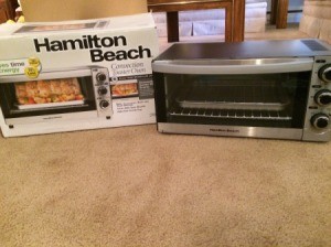 Replacing Small Appliances Inexpensively - toaster oven and box