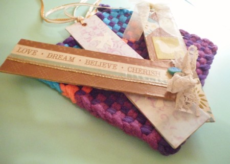 Sturdy Chipboard Bookmarks - finished bookmarks