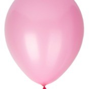 A pink balloon.