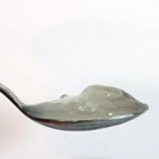 A spoonful of homemade styling gel