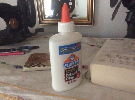 Make Your Own Photo Postcards - put thin layer of white glue on back of photos with a brush