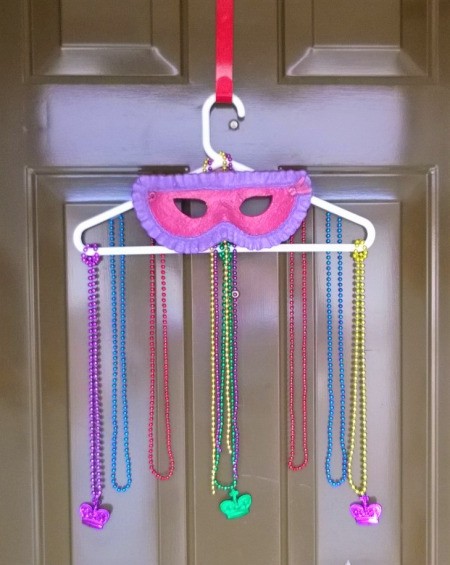 Mardi Gras Mask Door Hanging