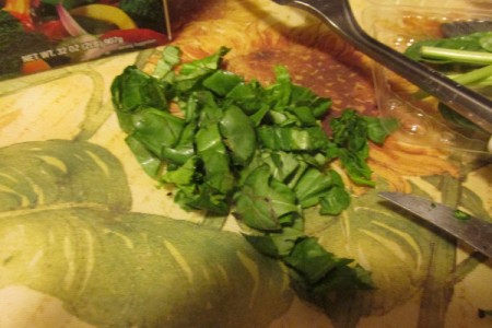 Chicken Spinach Pasta Toss ingredientsingredients