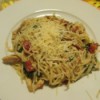 Chicken Spinach Pasta Toss on plate