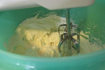 creaming cream cheese
