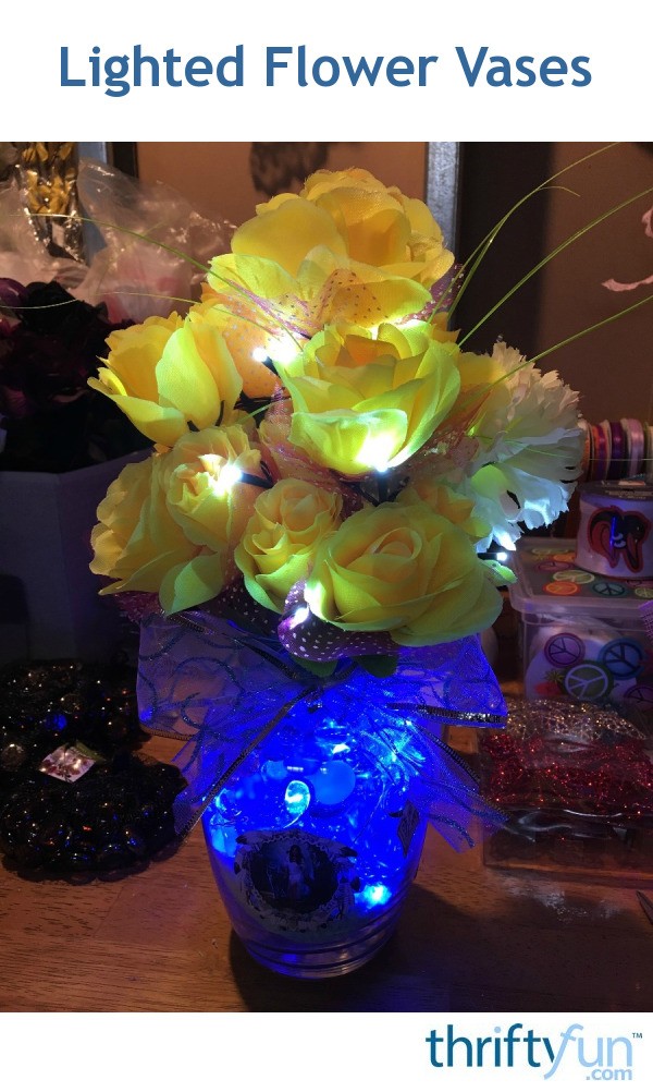 Lighted Flower Vases ThriftyFun