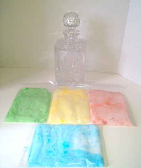 Colored Salt Decor
