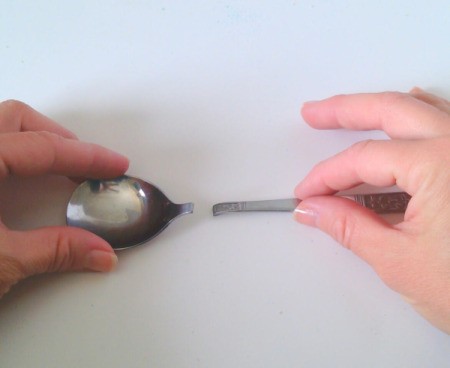 Spoon Flower - spoon with handle broken off