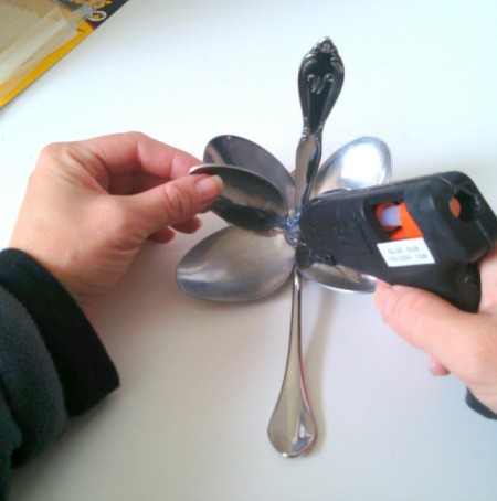 Spoon Flower - final petals glued on