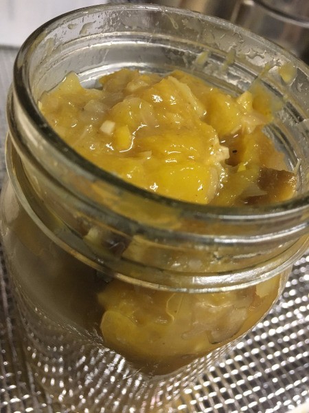 Mango Torshi in jar