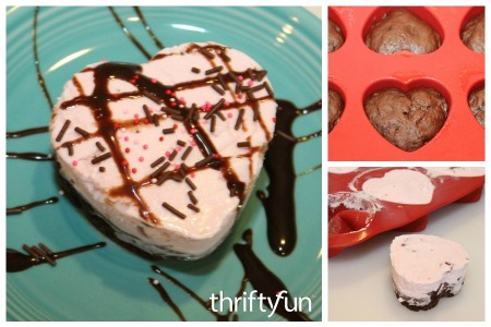 Heart Shaped Mini Ice Cream Cakes