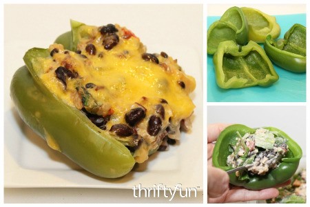 Black Bean Stuffed Bell Peppers