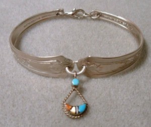 Bent Silverware Bracelet