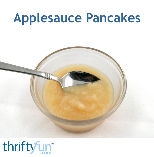 Applesauce Pancakes ThriftyFun
