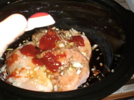 Crockpot Honey Garlic Sesame Chicken