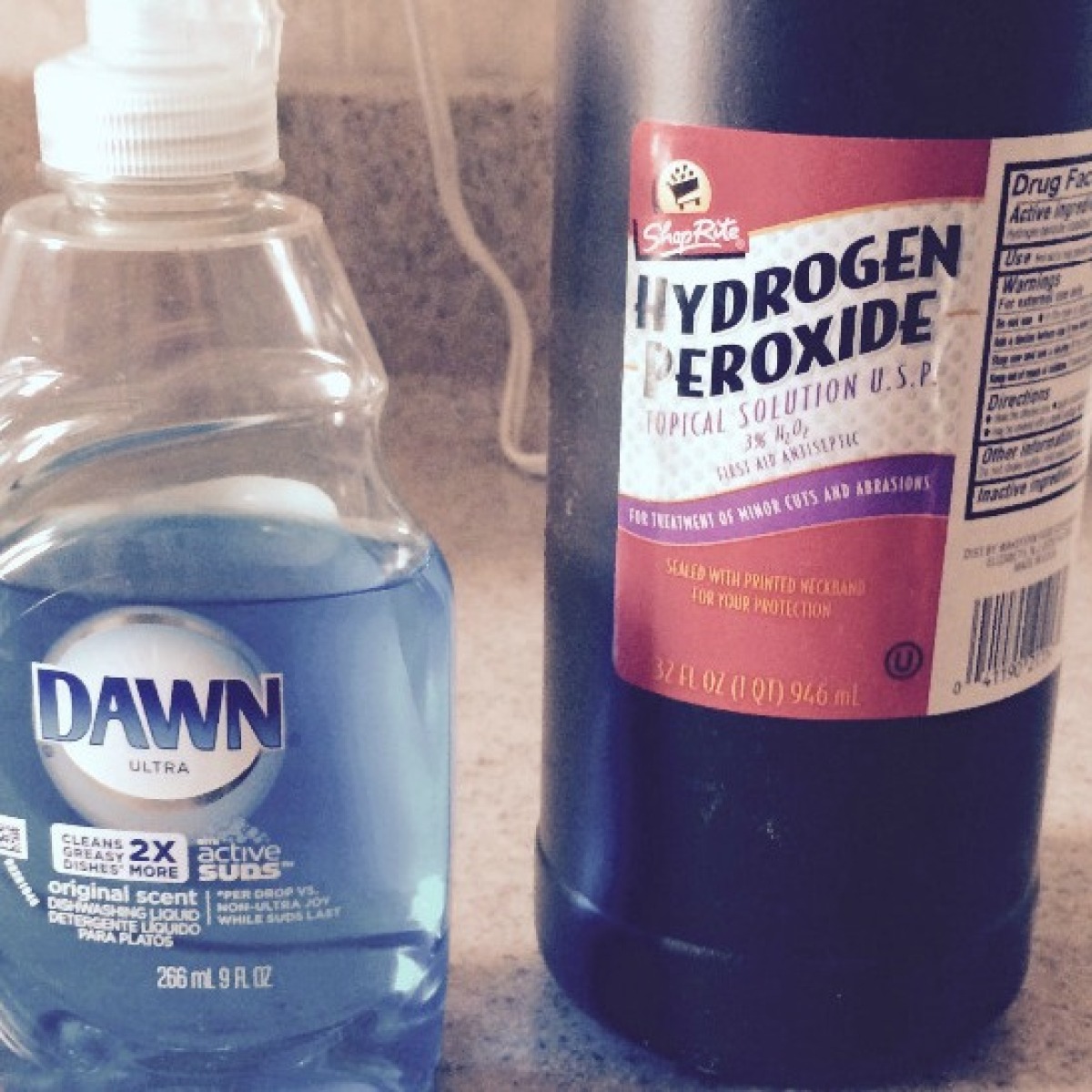 Dawn and Peroxide Homemade Stain Remover ThriftyFun