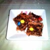 Choco Peanut-Butter Bars on plate