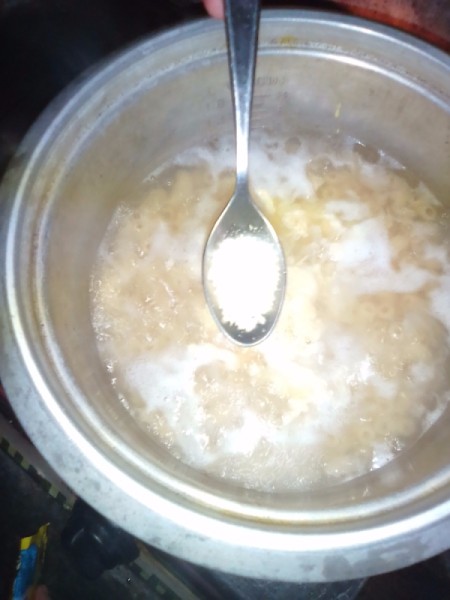 mixing cornstarch in pot