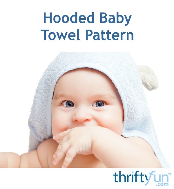 Baby towel pattern Clearance