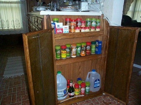 Custom Spice Rack