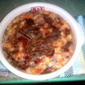 baked Tortang Talong in bowl