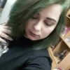 Adding Blue Hair to Previously Dyed Hair - girl with green hair