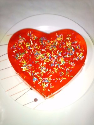 Fruity Valentine Gelatin