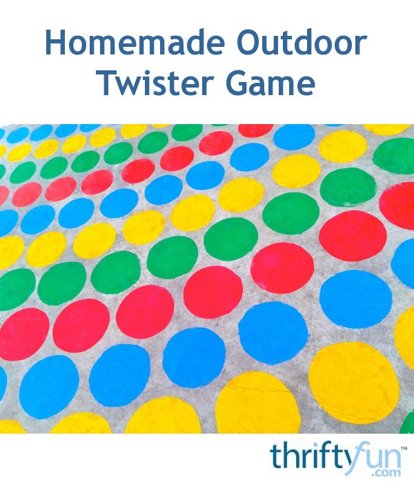 Homemade Outdoor Twister Game ThriftyFun