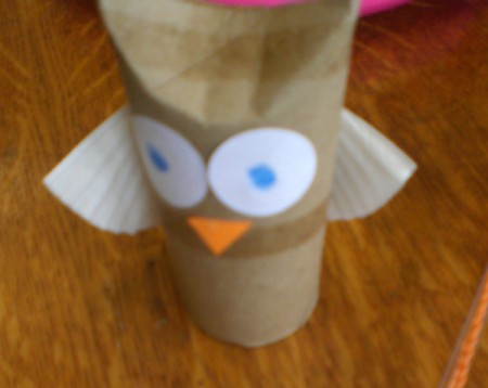 How to Make a Toilet Paper Tube Owl Valentine | ThriftyFun