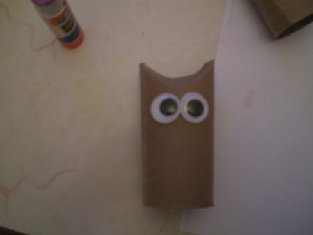 Owl Valentine - googly eyes