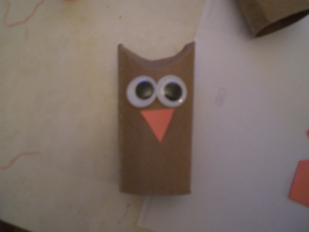 Owl Valentine - beak