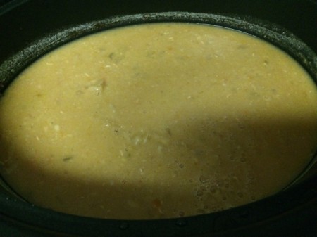 blended healthy bean soup