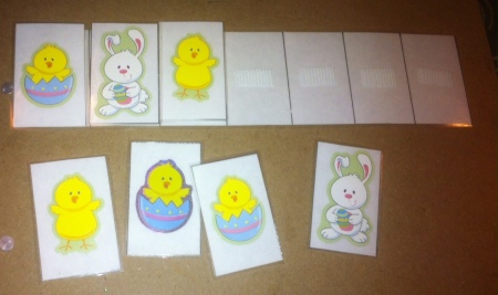 How to Make Pattern Strips - Start a pattern sequence and allow child to finish