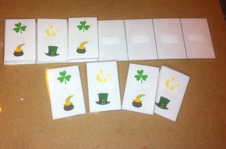 How to Make Pattern Strips - St. Patrick's Day pattern
