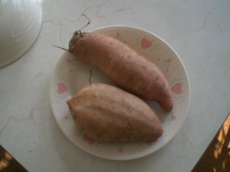 sweet potatoes in bowl