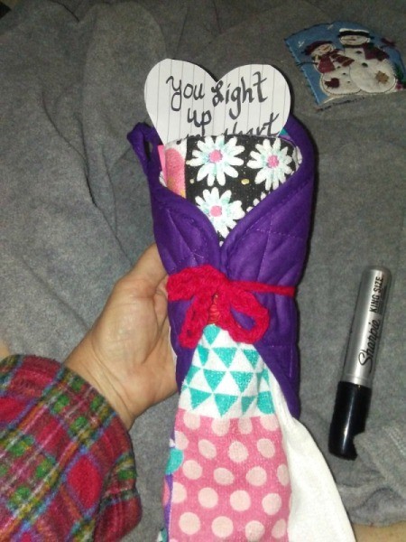 You Light Up My Heart Solar Valentine Gift