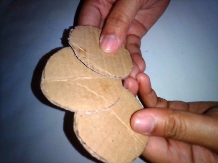 Glass Jar Candle Holder - three cut circles