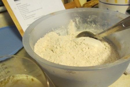 dry ingredients in bowl