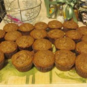 cooked muffins on tray