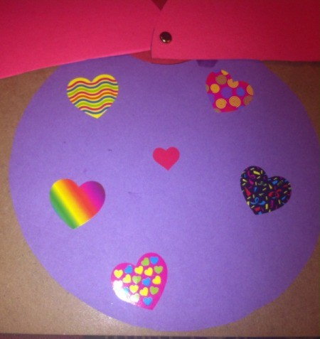 Love Bugs Kids' Craft - open wings in decorate body with stickers