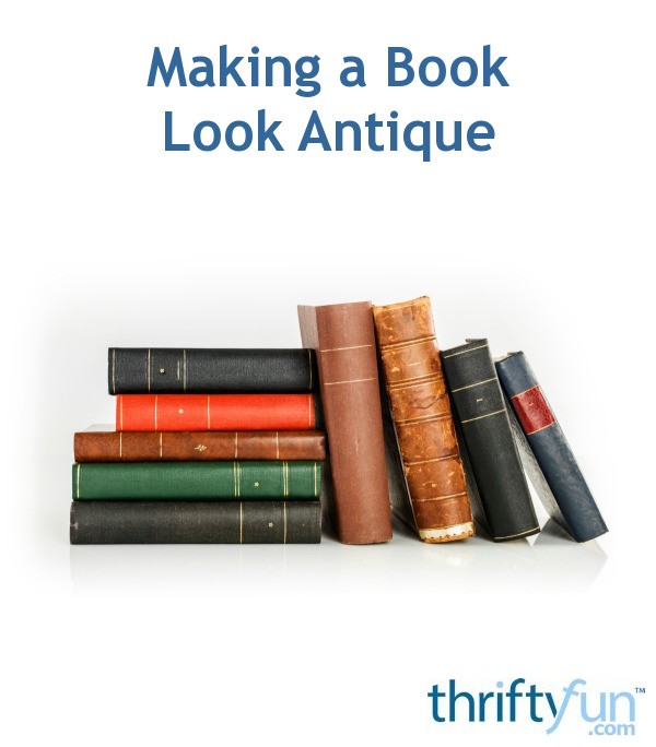 How To Make A Book Look Old