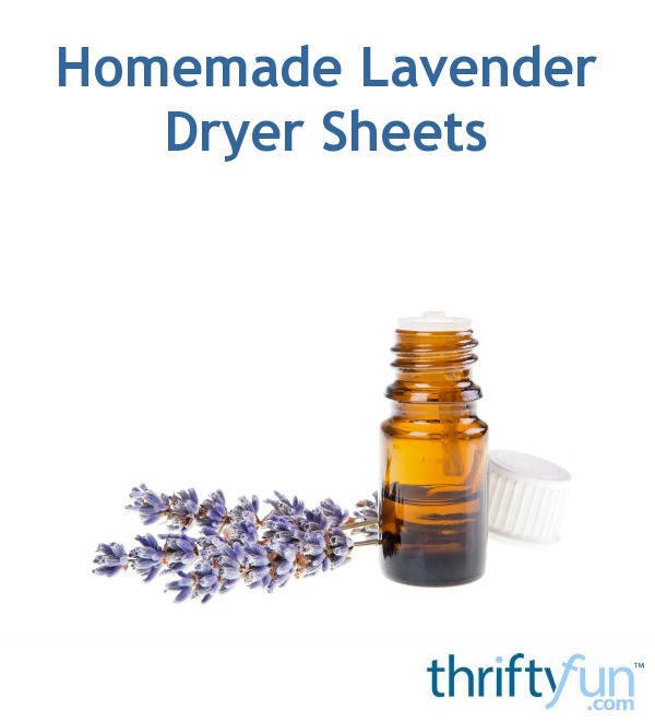 Homemade Lavender Dryer Sheets ThriftyFun